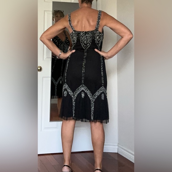 Beautiful beaded vintage dress size S - Picture 3 of 10